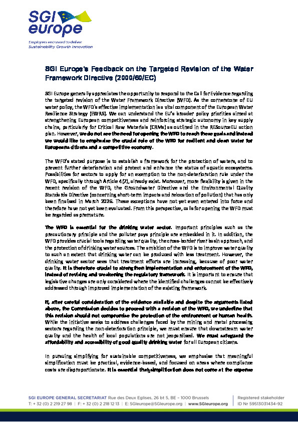 Position paper: Supplementary pension package - PEPP and IORP II